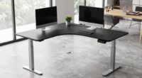 top electric l shaped desks