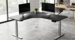 top electric l shaped desks