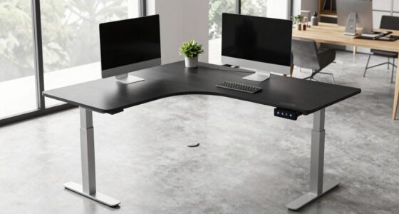 top electric l shaped desks