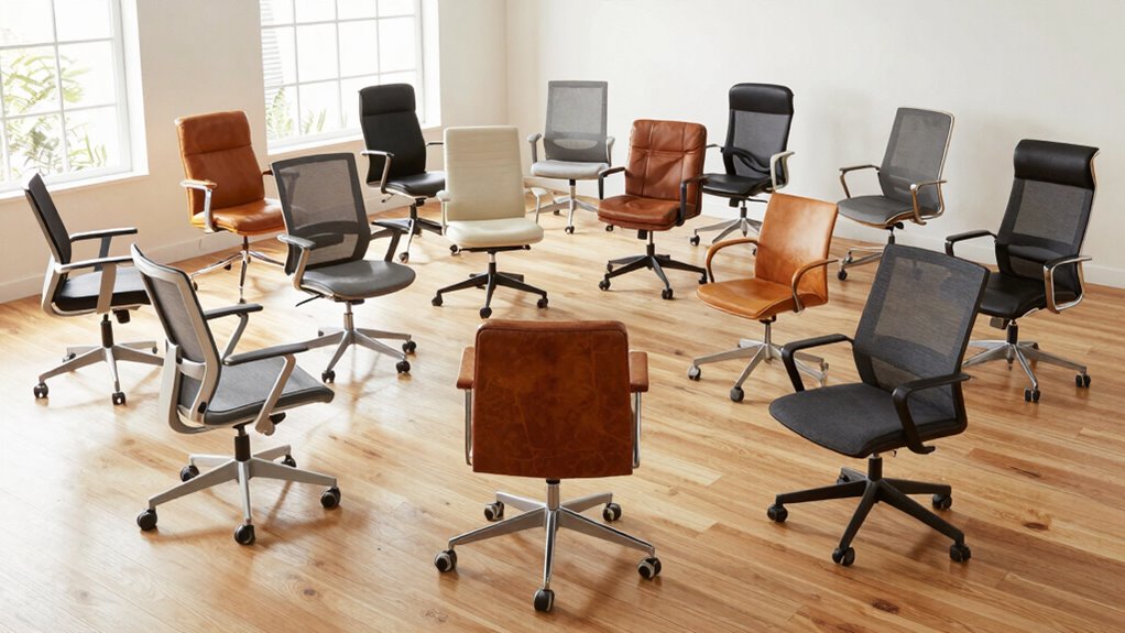 top hardwood floor desk chairs