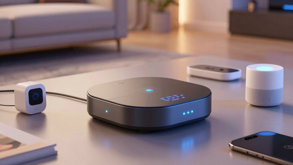 top matter device hubs