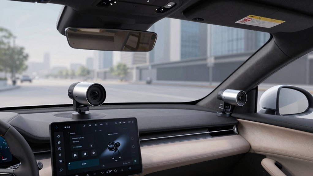 top three channel dash cams