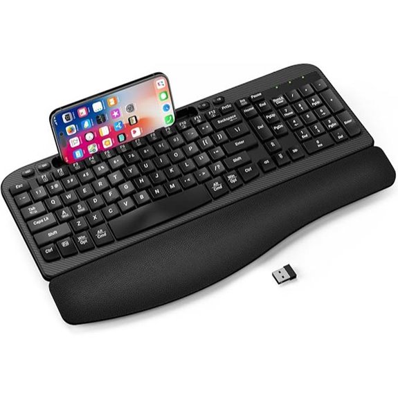 wireless ergonomic keyboard