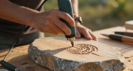 Inside The AI Techniques Powering 'The Runestone Field' SVG Carving