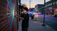 Show HN: Laser Graffiti