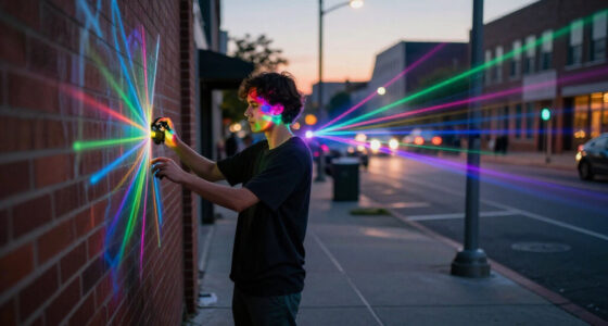 Show HN: Laser Graffiti